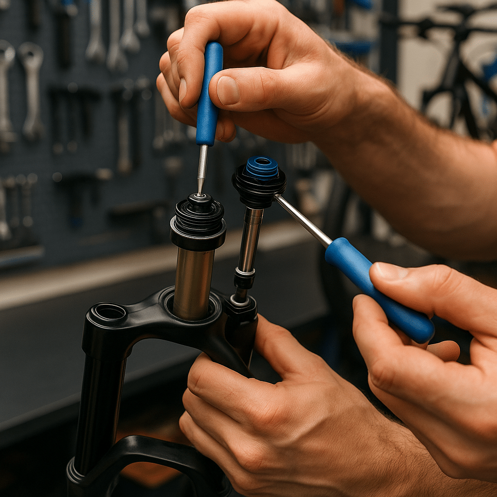 Guide Ultime pour un Démontage Fourche VTT Réussi 1 démontage fourche VTT - illustration