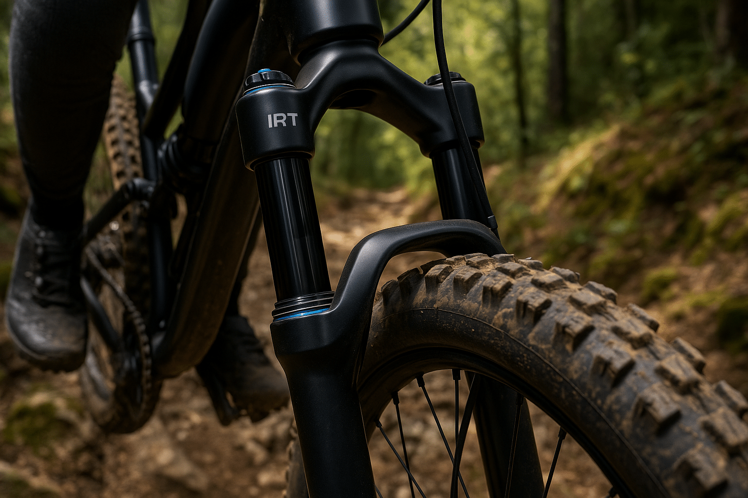 Performance Ultime avec la Fourche VTT Manitou Optimisée 1 fourche VTT Manitou - illustration