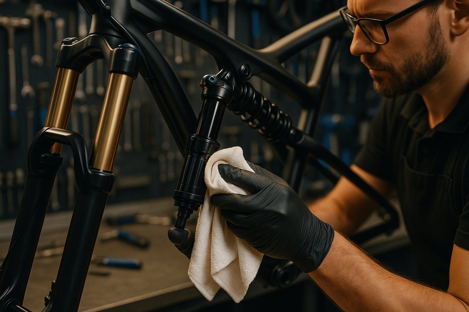 Révision rapide VTT : boostez vos sorties en 48h ! 1 révision rapide suspension VTT - illustration